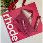 Чохол rhode на айфон 12 про з блиском  lip Case Raspberry Jelly 